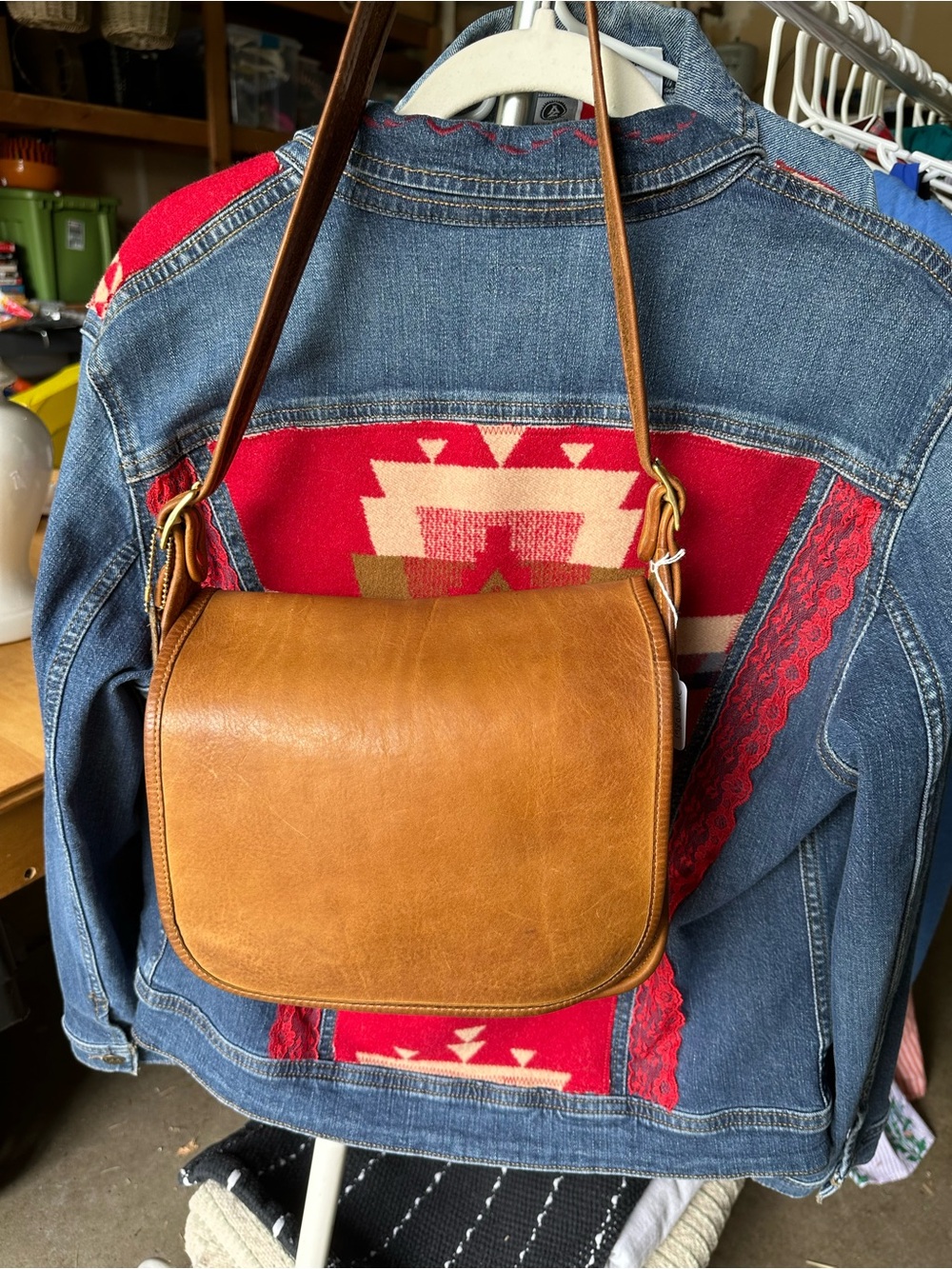 Coach Classic Shoulder Bag NYC British Tan